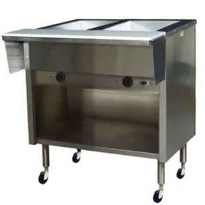 Eagle PHT2OB 240 2 Well Portable Electric Hot Food Table   Spec Master 