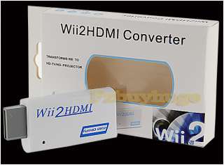1080P HD WII to HDMI CONVERTER OUTPUT UPSCALING ADAPTER  