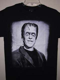 New Goth Rock Rebel Herman Munster Mens Black T Shirt L  