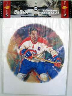 Jean Béliveau Limited Edition NHL Hockey Stamp Lithos  