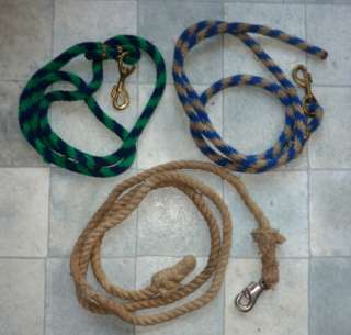 Used Horse Lead Ropes Western Horse Saddle Tack Well made  