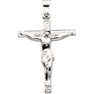 Sterling Silver Cross Pendant Crucifix Necklace  