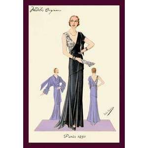 Vintage Art Modeles Originaur Fashions for a Starlet   Giclee Fine 