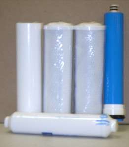 REVERSE OSMOSIS REPLACEMENT FILTERS/MEMBRANE 5 STAGE  