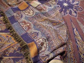 Surya Jamavar Cashmere Indian Bedspread Bedding Throw  