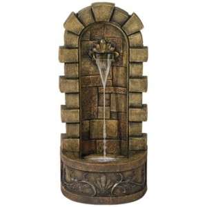 Castle Cascade LED Indoor Outdoor Water Fountain New  