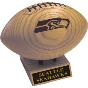   Seahawks 13 Scale Maple Football with Carved Laces