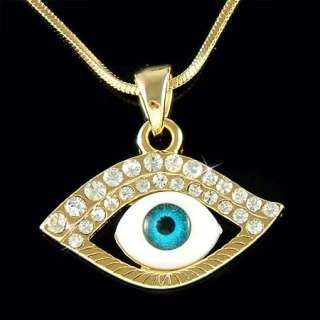   Crystal Jewish Judaism ~GP Evil Eye~ Nazar Protection Charm Necklace