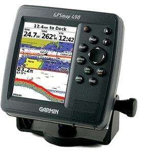  Garmin GPSMAP 498 Sounder 5 Inch Waterproof Marine GPS and 