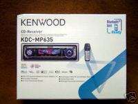 NEW Kenwood KDC MP635 AAC//WMA CD Receiver  