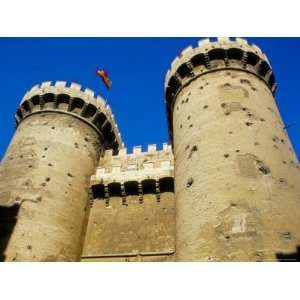  Twin Towered Stone Gates of Torres De Quart, in Old City 