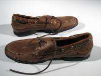 TIMBERLAND Boat Shoes Mens Brown Leather 9/9.5 M  