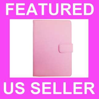  Ebook Kindle 3 Leather Case Cover Jacket Pink  