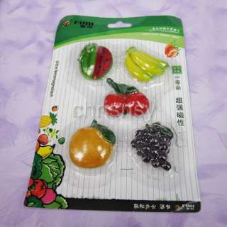   Decoration 1pack Fruit Magnet Beads Refrigerator Kitchen Whiteboard