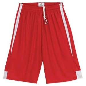  Badger B Jam Dazzle Basketball Shorts RED/WHITE YL Sports 