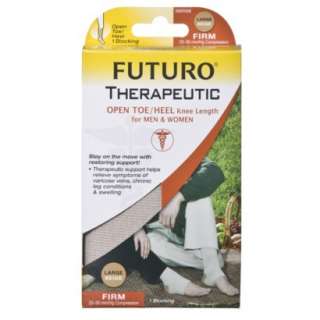 Futuro Firm Compression Knee High with Open Toe   Beige.Opens in a new 