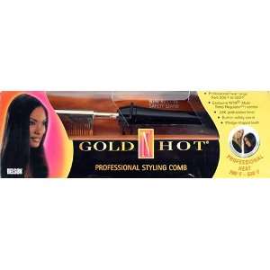  Belson Gold N Hot Styling & Pressing Comb Beauty