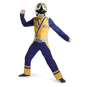  Power Rangers Samurai Gold Ranger Classic Child Costume 