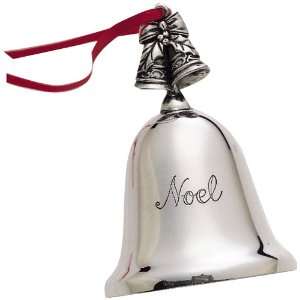 Reed & Barton Noel Bell Silver plated Ornament, Plays Silver Bells