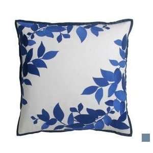   Blissliving Home Patience Pillow, Blue, 18 by 18 Inches Home