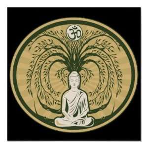  Buddha Under the Bodhi Tree Poster