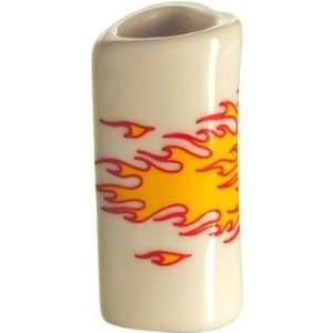   Porcelain Heart Flame Guitar Slide (Standard) Musical Instruments