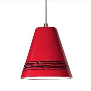   One Light Mini Pendant Canopy and Transformer Without, Finish Bisque