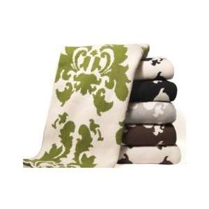  In2Green BL01DK Eco Damask Blanket Color Chocolate Baby