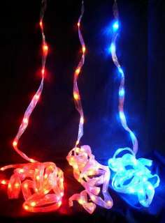 LED BATTERY Ribbon Light RED Fairy  56 long~4 sets  