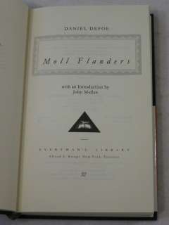 Daniel Defoe MOLL FLANDERS 1991 Everymans Library #32  