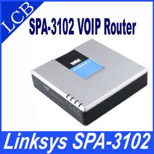 Unlocked Linksys SPA3102 Voice Gateway Router VoIP+ 