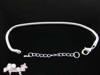 30pc Copper Silver Plated Lobster Clasps Bracelet 1  