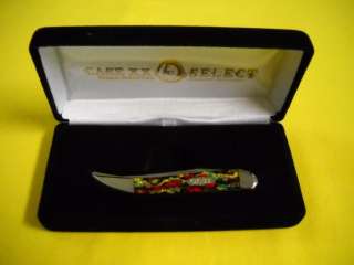 Case XX 2002 Select Christmas Tree Small TexasToothpick 2459 Knife NEW 