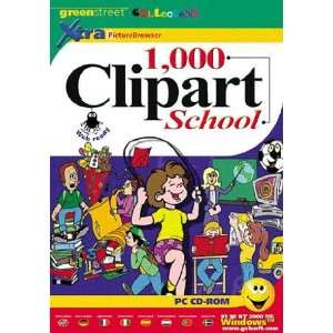  1,000 Clipart School Software