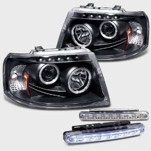  Eautolight 03 06 Expedition Halo Projector Head Lights+led 
