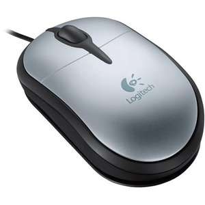 Logitech USB Notebook Optical Mouse Plus for PC & MAC (SILVER 