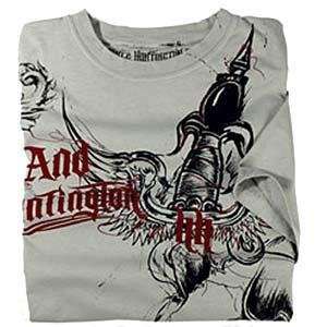   Huntington Revolution Premium T Shirt   X Large/Gunmetal Automotive