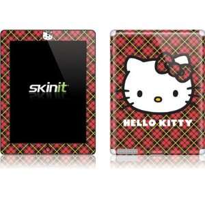  Hello Kitty Face   Red Plaid skin for Apple iPad 2