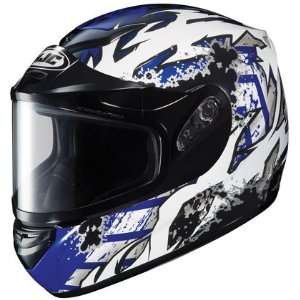  HJC CS R2 Skarr Blue Snowmobile Helmet Dual Shield Xs Automotive