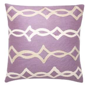  Judy Ross Textiles Acrobat 18 X 18 Lilac/Oyster/Cream 