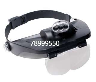LED Head Light Magnifying Glass Magnifier headlamp 78  