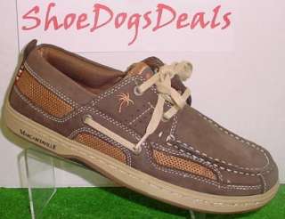 Margaritaville Compass Brown Boat Shoe Mens Size 8.5  