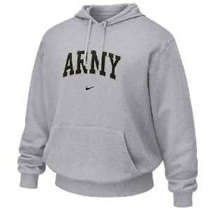  Nike Army Black Knights Embroidered Hooded Sweatshirt Grey 