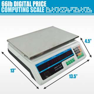   Digital Price Computing Food Scale Produce Deli Electronic Weight Meat