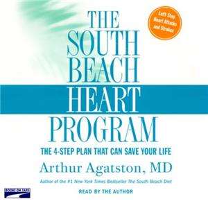 BOOK/AUDIOBOOK CD Arthur Agatston Healthy Living THE SOUTH BEACH HEART 