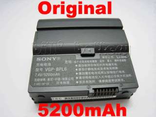  Genuine Original VGP BPL6 Battery For SONY VAIO VGN UX Series Laptop