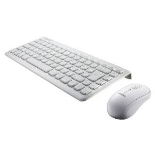 Perixx PERIDUO 707W PLUS, Wireless Mini Keyboard and Mouse   White 