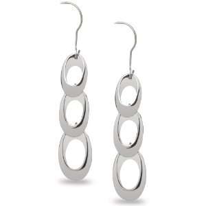  Skagen Denmark Womens Jewelry Silver Open Earrings #JES0002 Skagen 