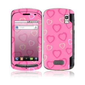  LG Genesis Decal Skin Sticker   Pink Hearts Everything 