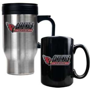  Arizona Cardinals Travel Mug & Ceramic Mug set Sports 